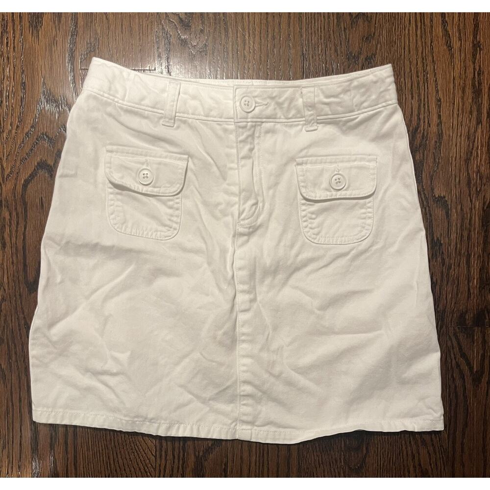 Land’s End girls skort size 12 cotton white NWOT